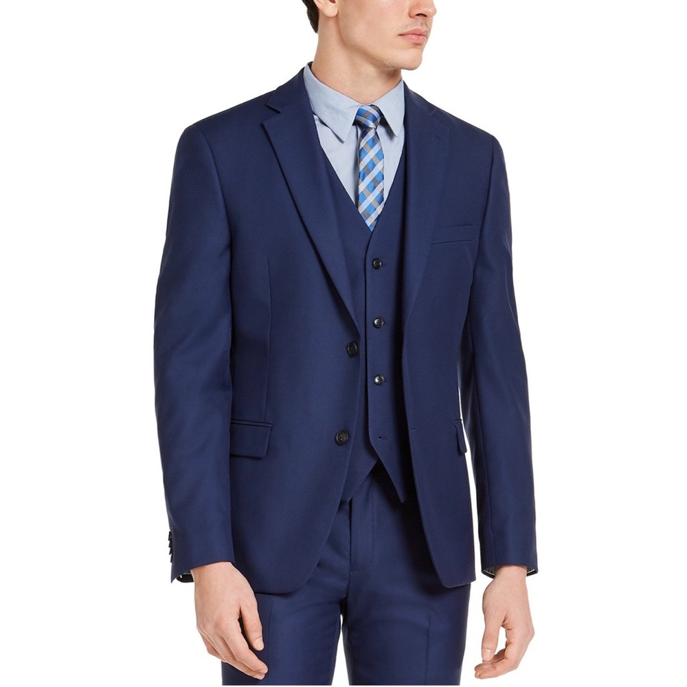 Alfani Slim Fit Performance Stretch Suit Jacket and Vest